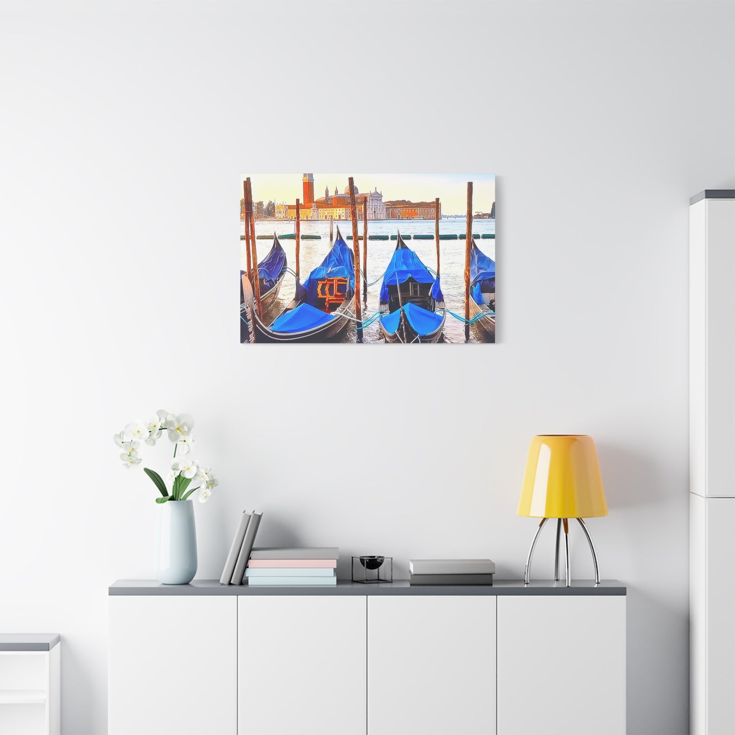 Venetian Blue Boats 9