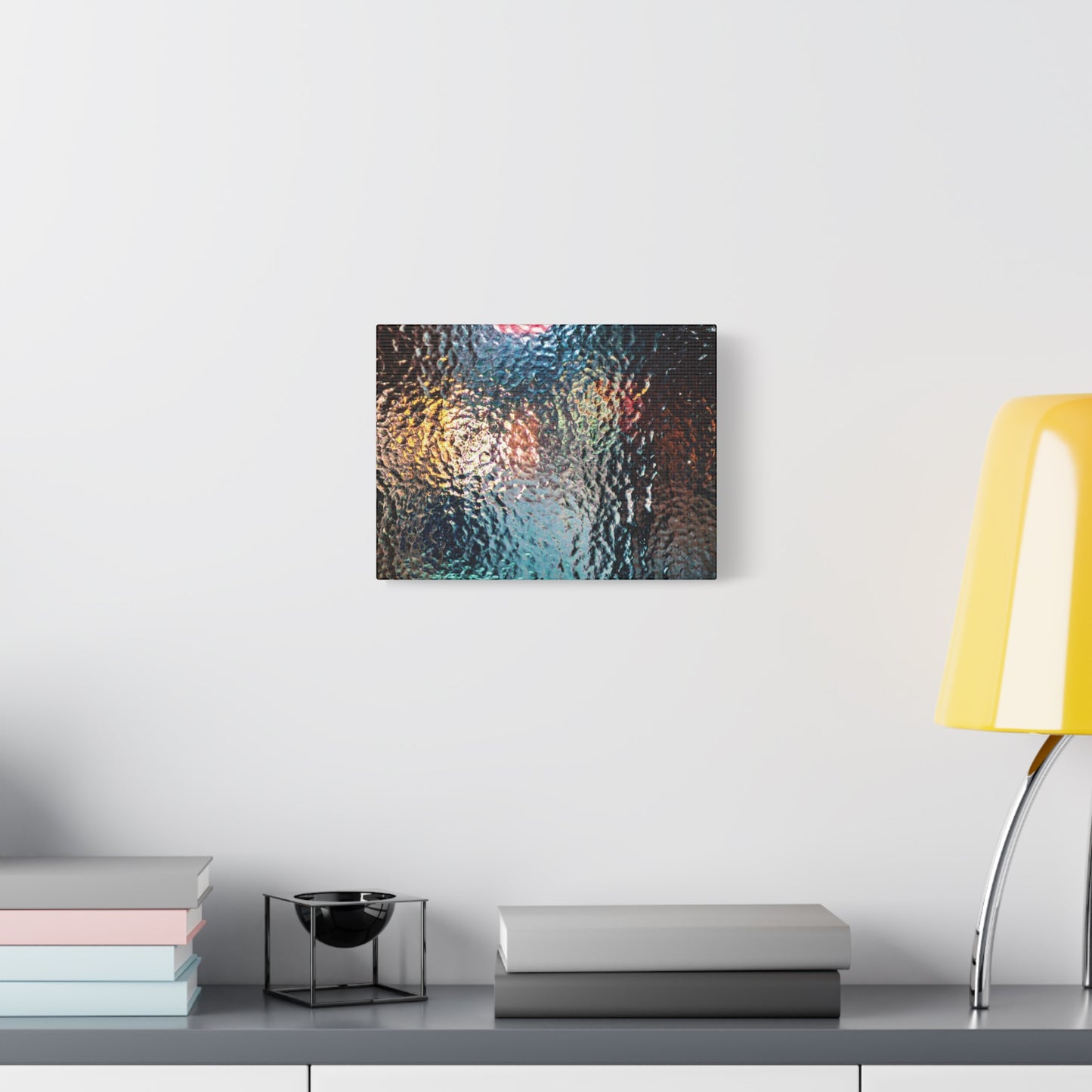 Canvas Wall Art -- Abstract Chocolate Glass Texture