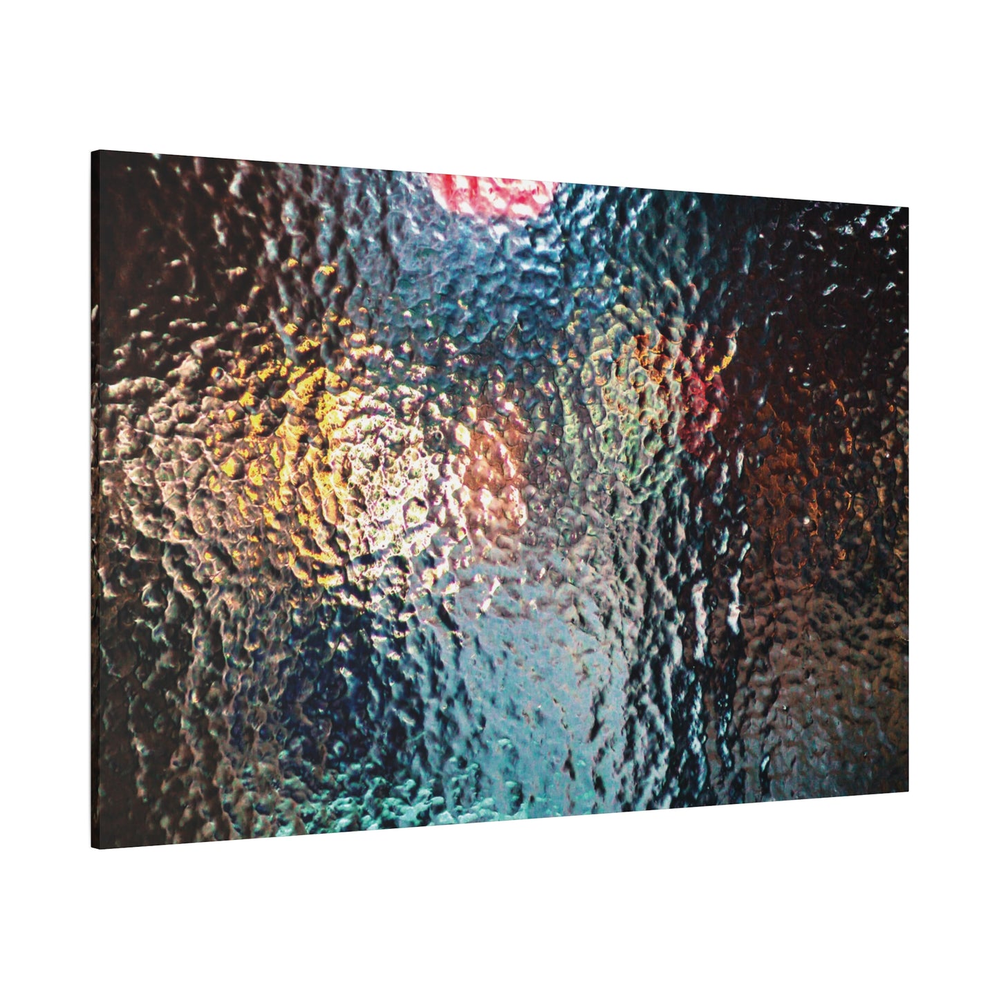Canvas Wall Art -- Abstract Chocolate Glass Texture