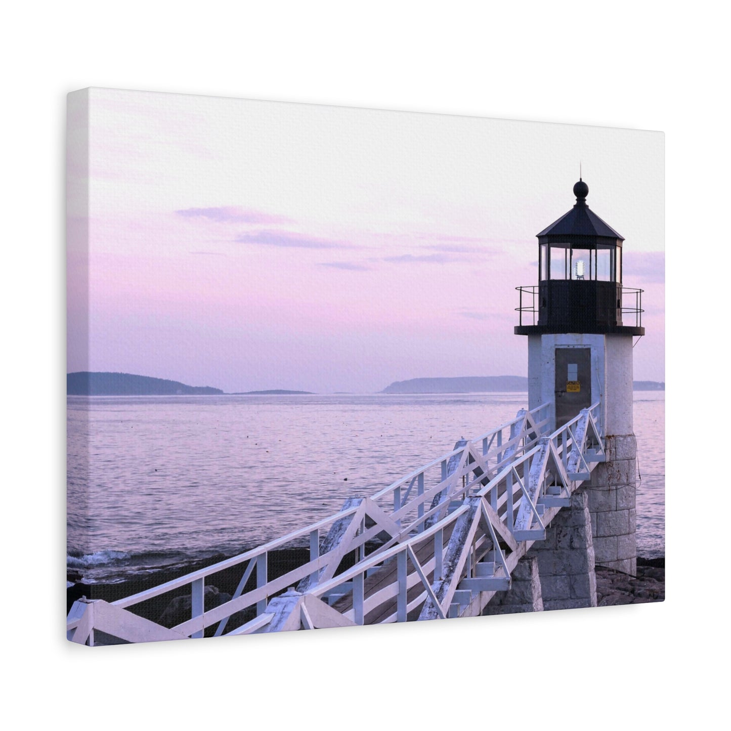 Canvas Print - Lighthouse Morning Seascape
