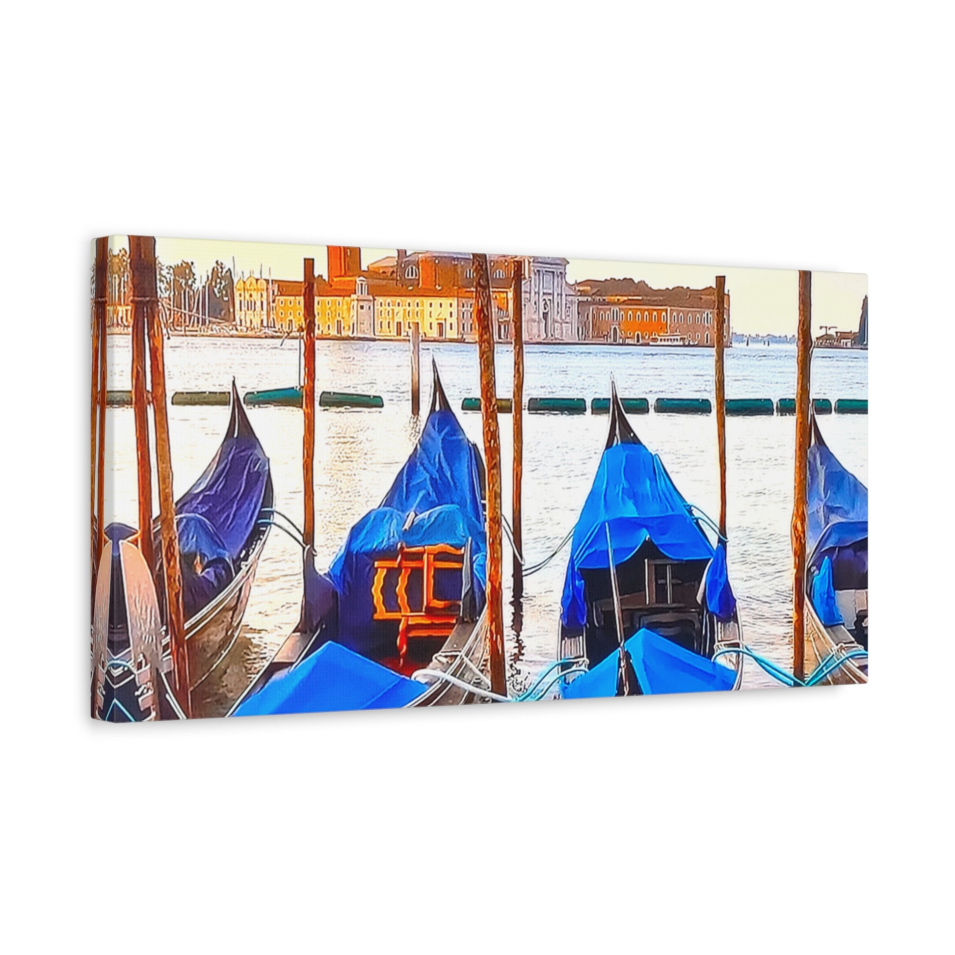 Venetian Blue Boats 10