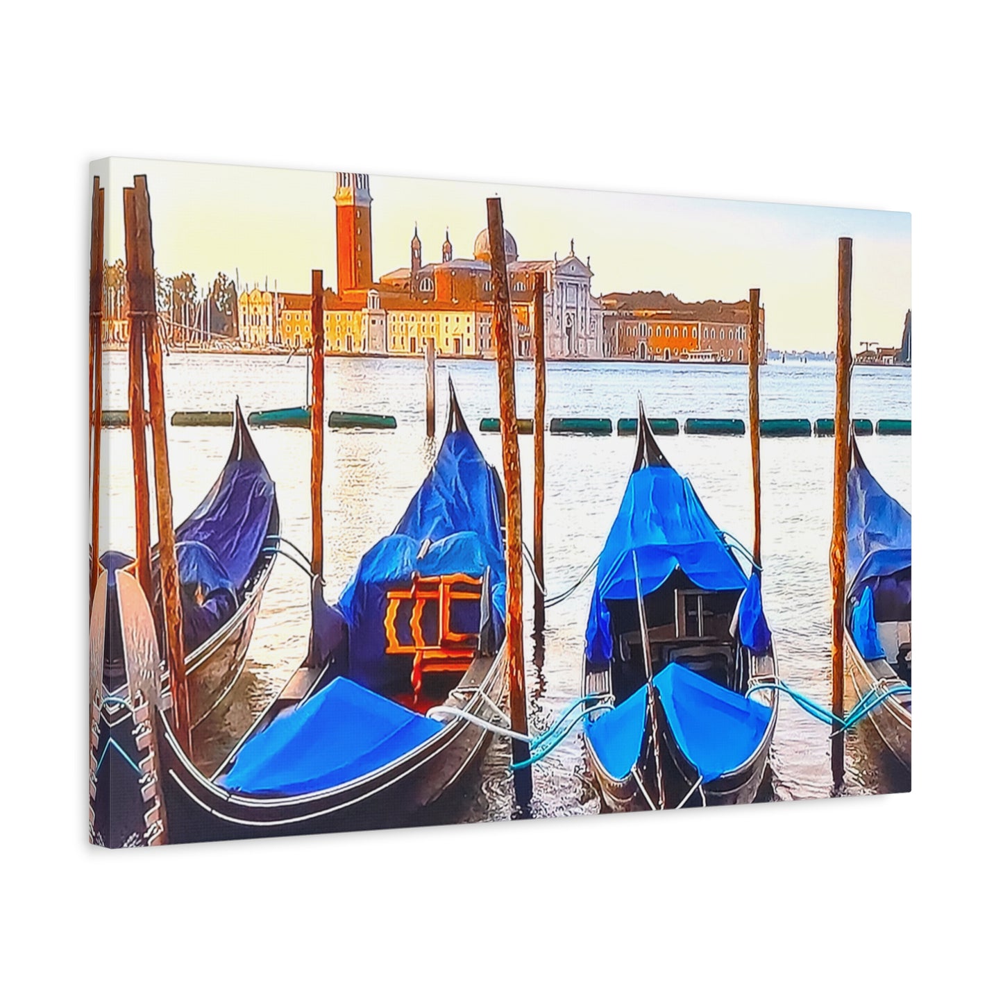 Venetian Blue Boats 14