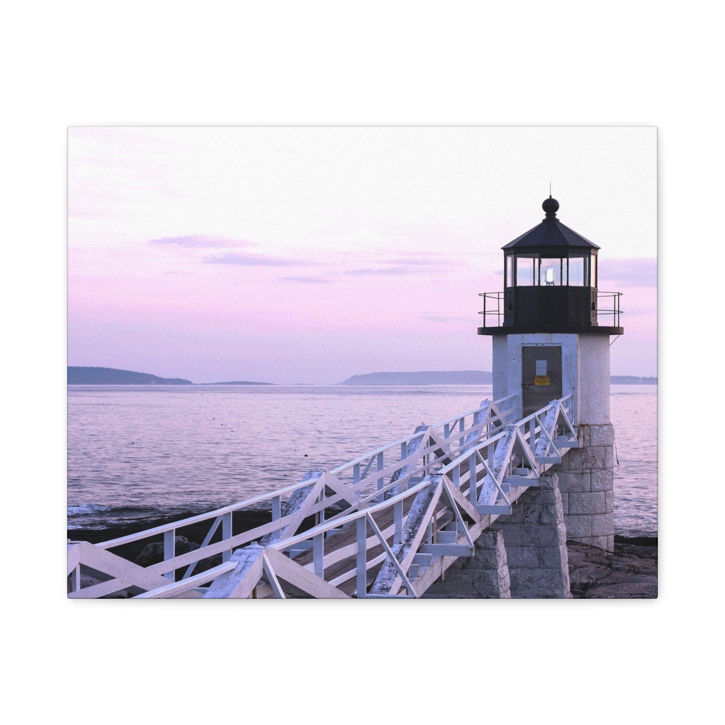 Canvas Print - Lighthouse Morning Seascape
