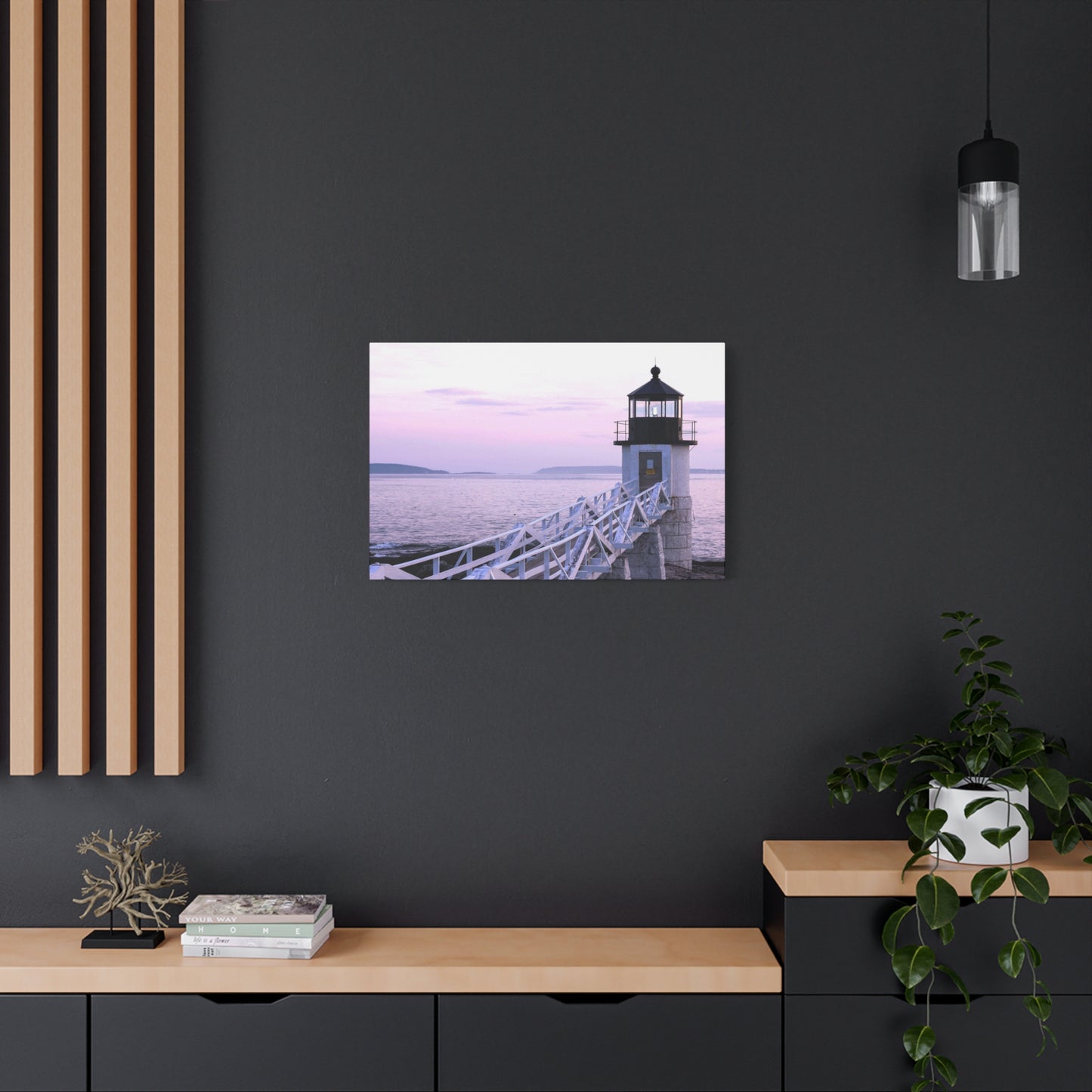 Canvas Print - Lighthouse Morning Seascape