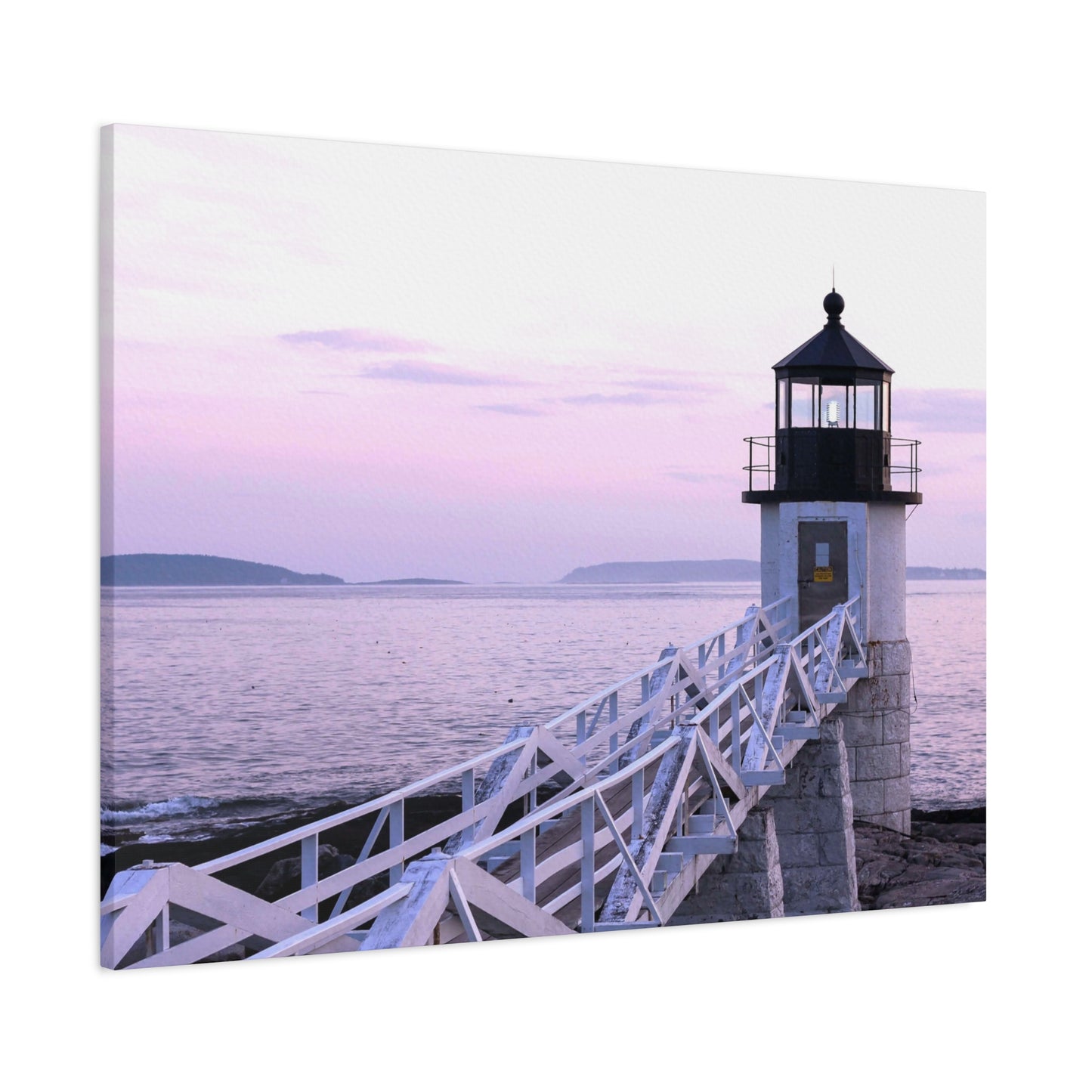 Canvas Print - Lighthouse Morning Seascape
