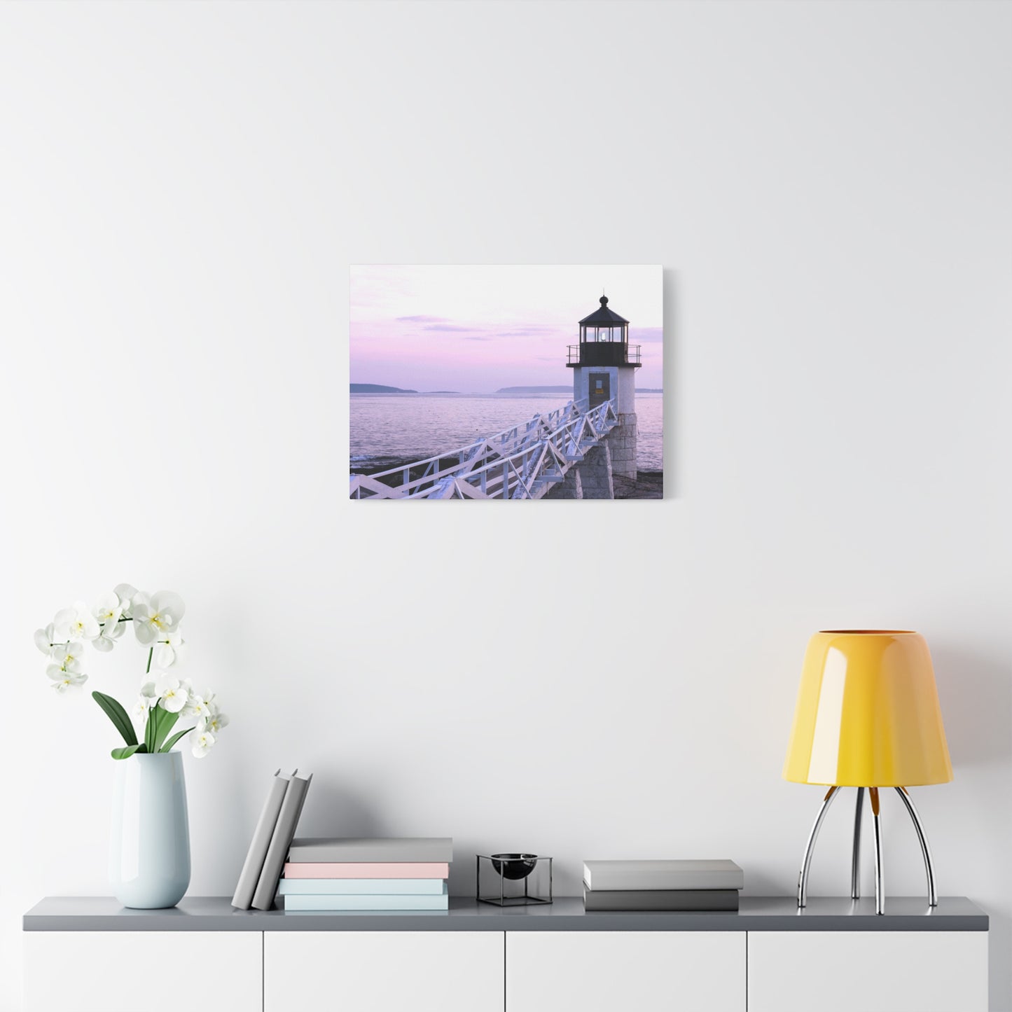 Canvas Print - Lighthouse Morning Seascape