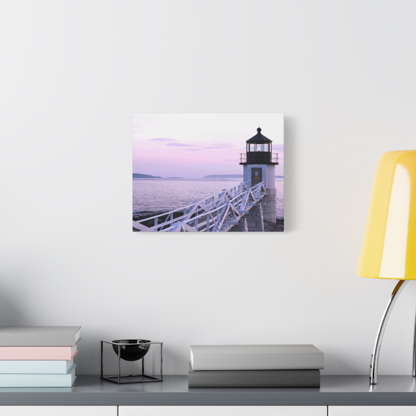 Canvas Print - Lighthouse Morning Seascape
