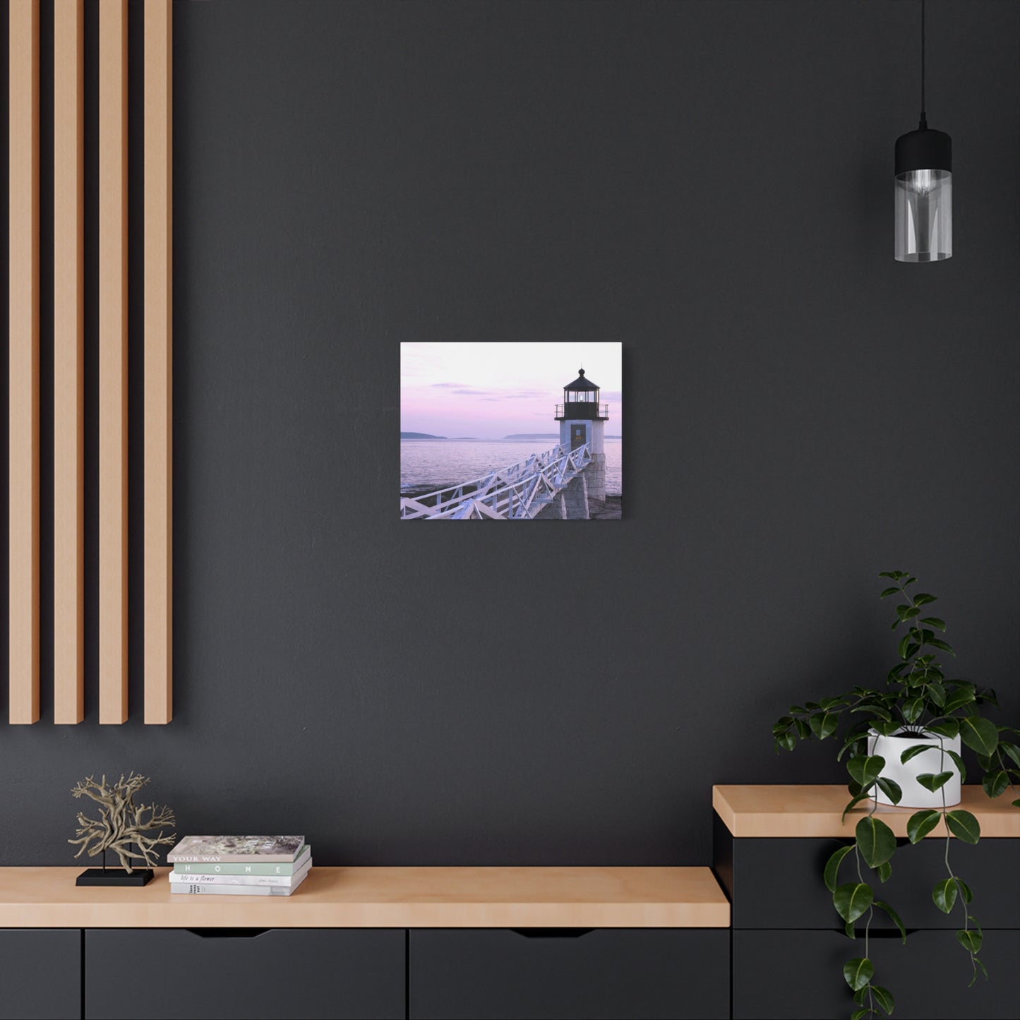 Canvas Print - Lighthouse Morning Seascape