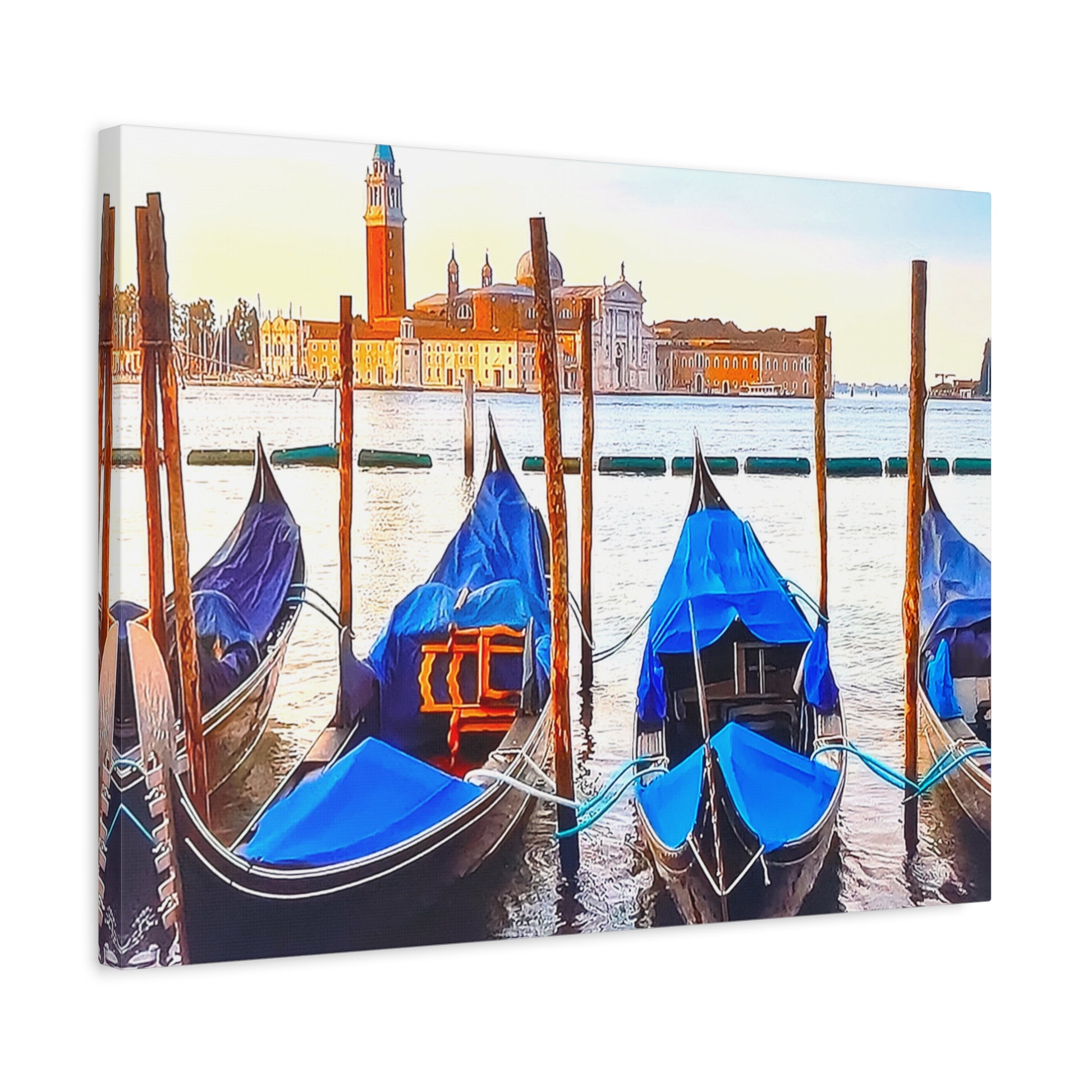 Venetian Blue Boats 16