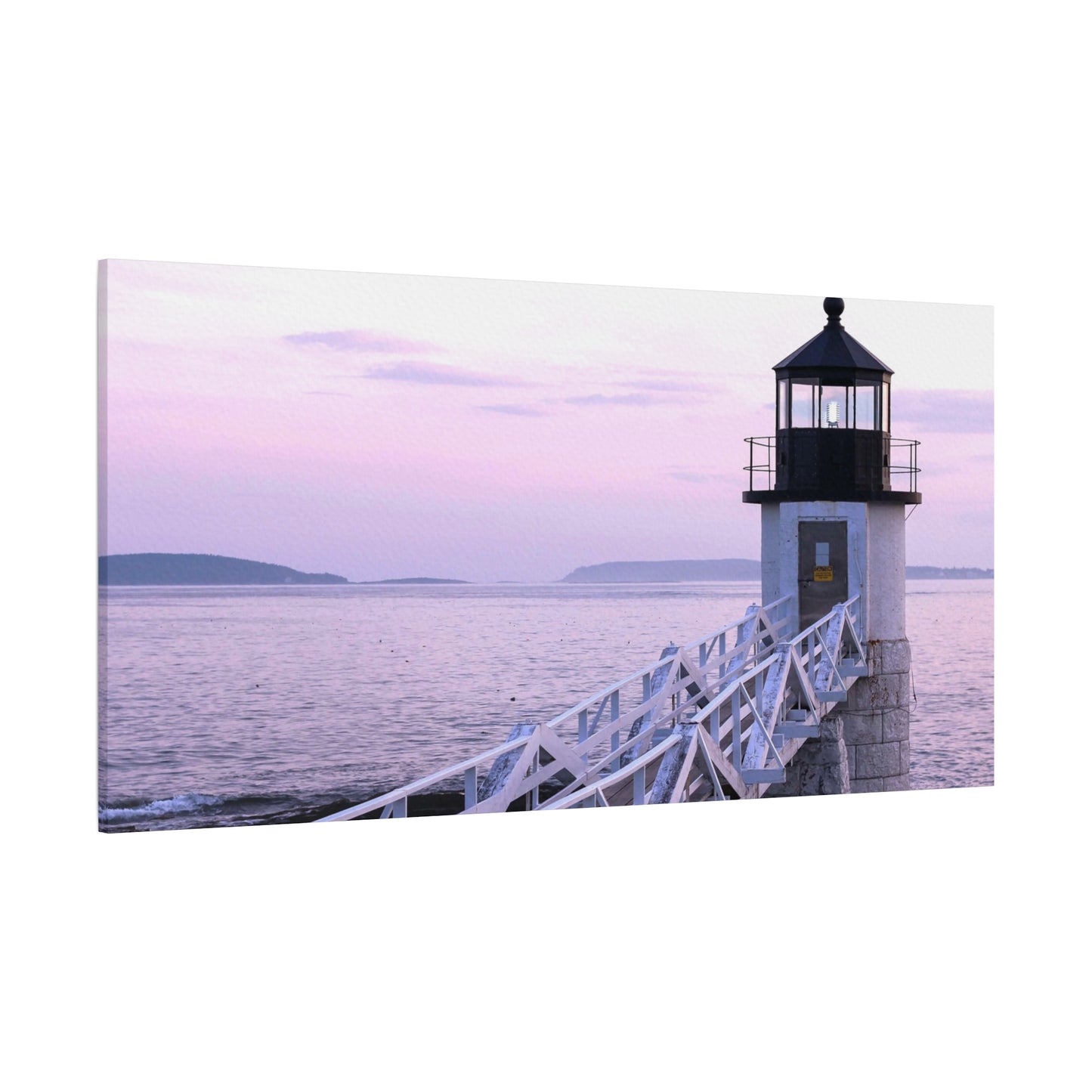 Canvas Print - Lighthouse Morning Seascape