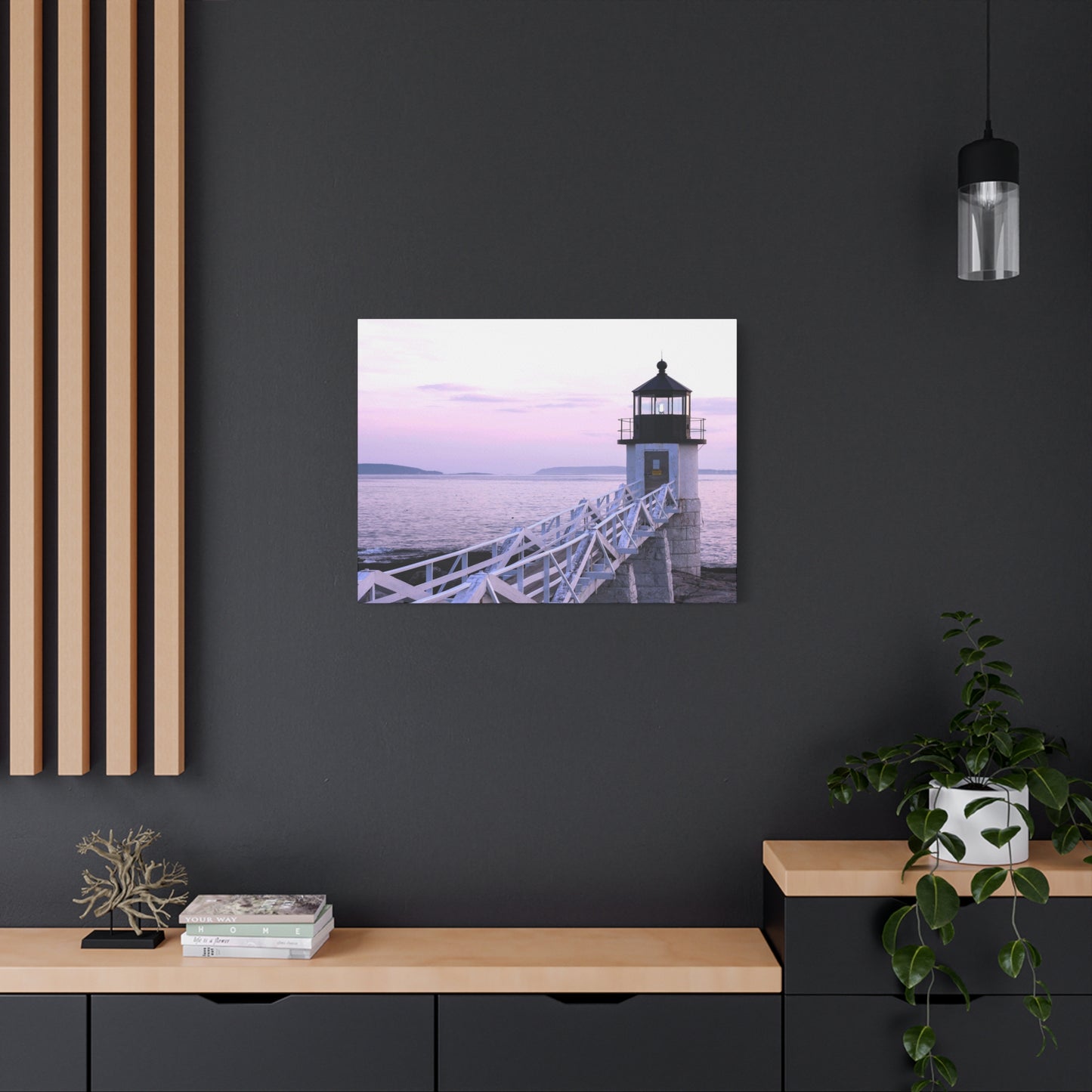 Canvas Print - Lighthouse Morning Seascape