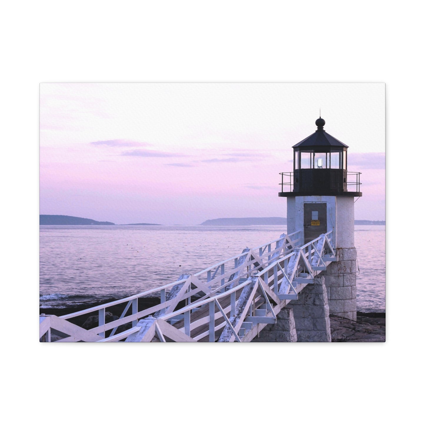 Canvas Print - Lighthouse Morning Seascape