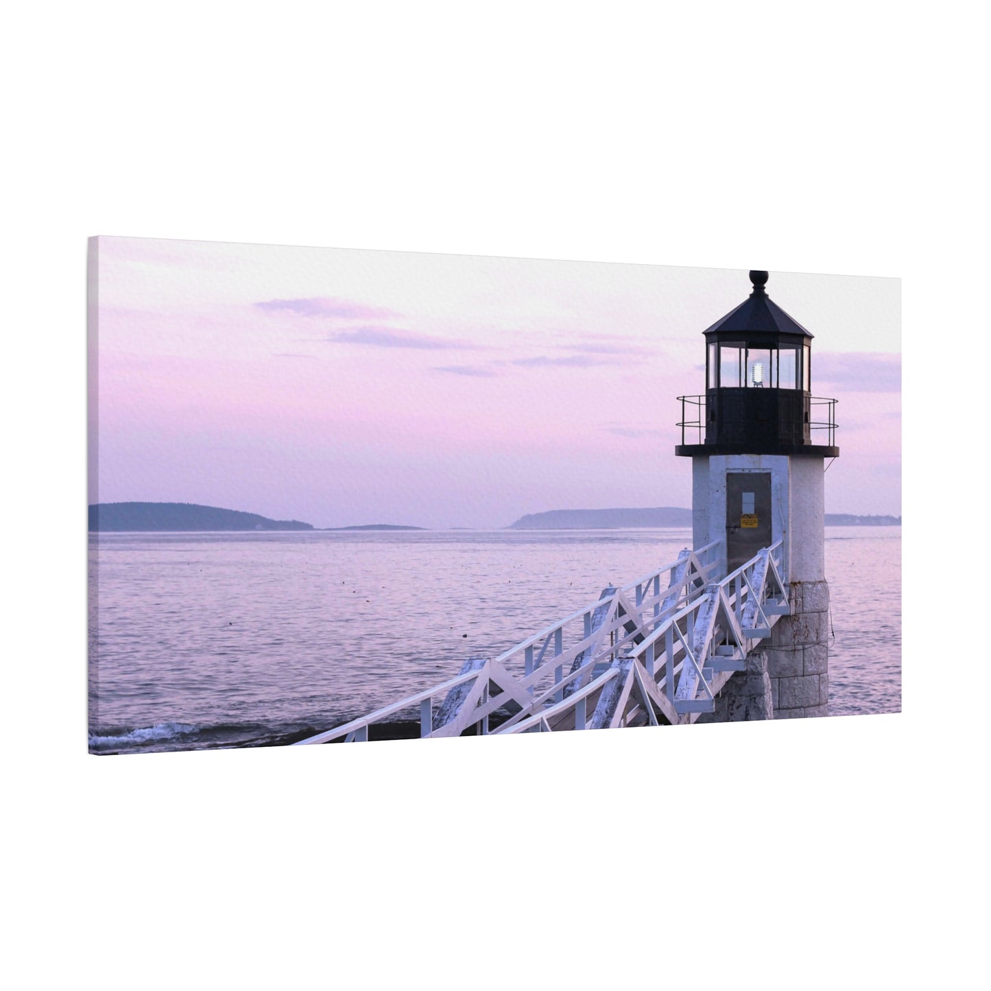 Canvas Print - Lighthouse Morning Seascape
