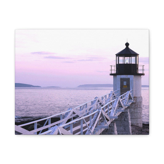 Canvas Print - Lighthouse Morning Seascape