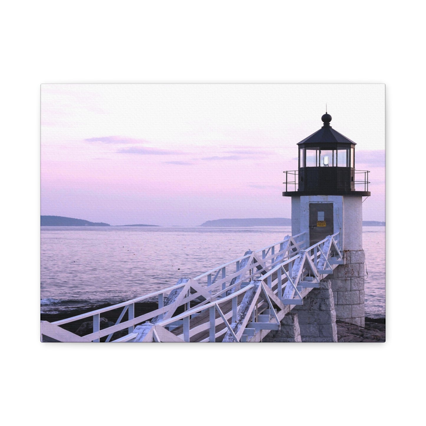 Canvas Print - Lighthouse Morning Seascape