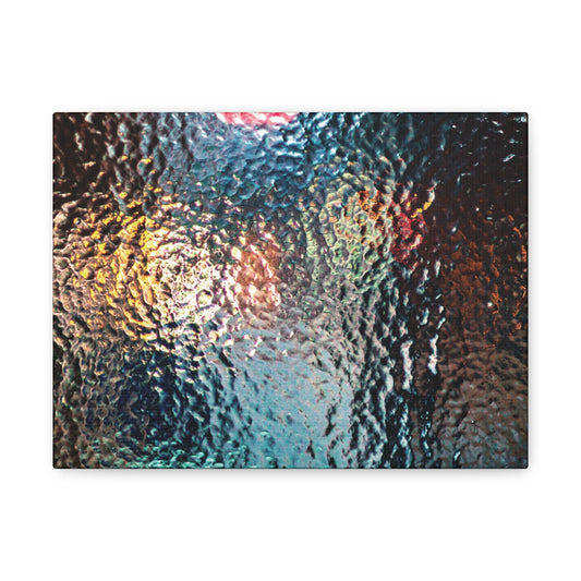 Canvas Wall Art -- Abstract Chocolate Glass Texture