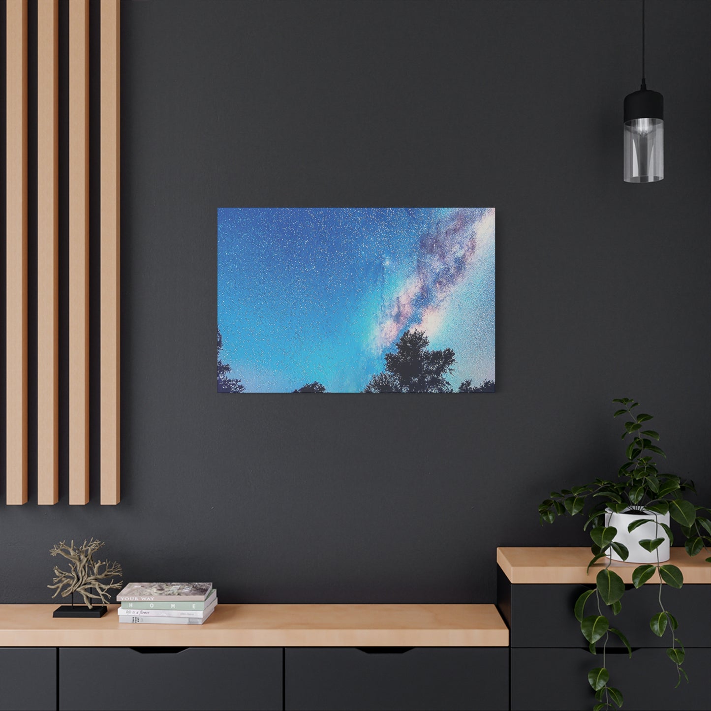Canvas Wall Art - Milky Way Galaxy Decor