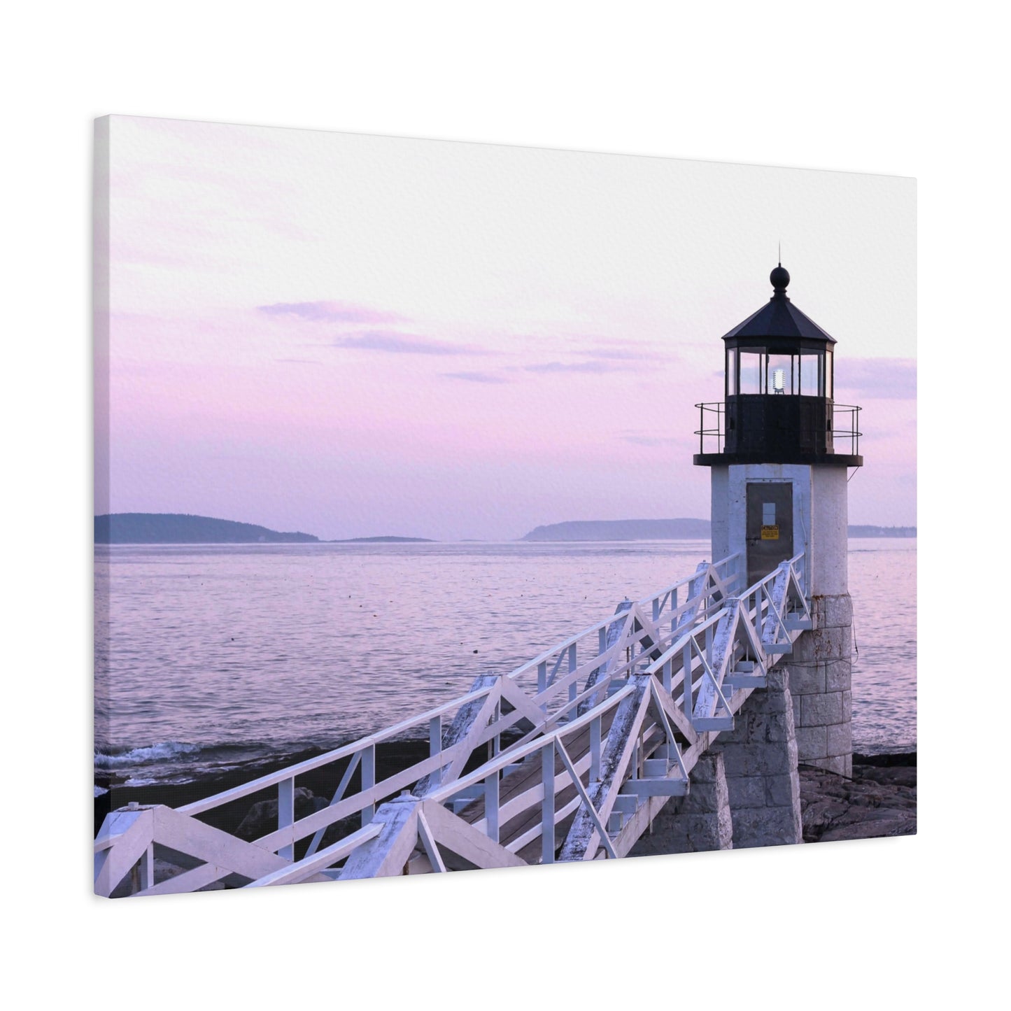 Canvas Print - Lighthouse Morning Seascape