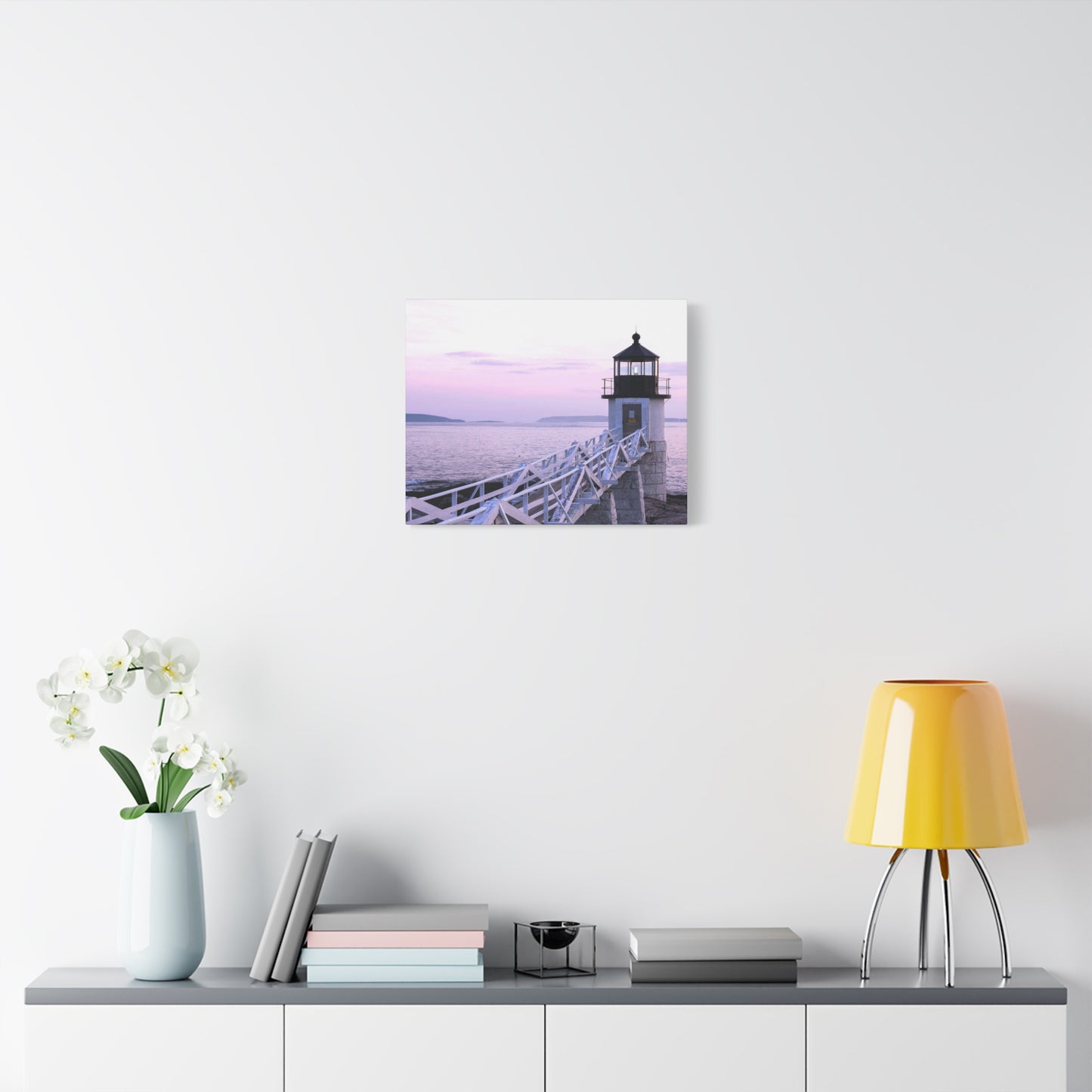 Canvas Print - Lighthouse Morning Seascape