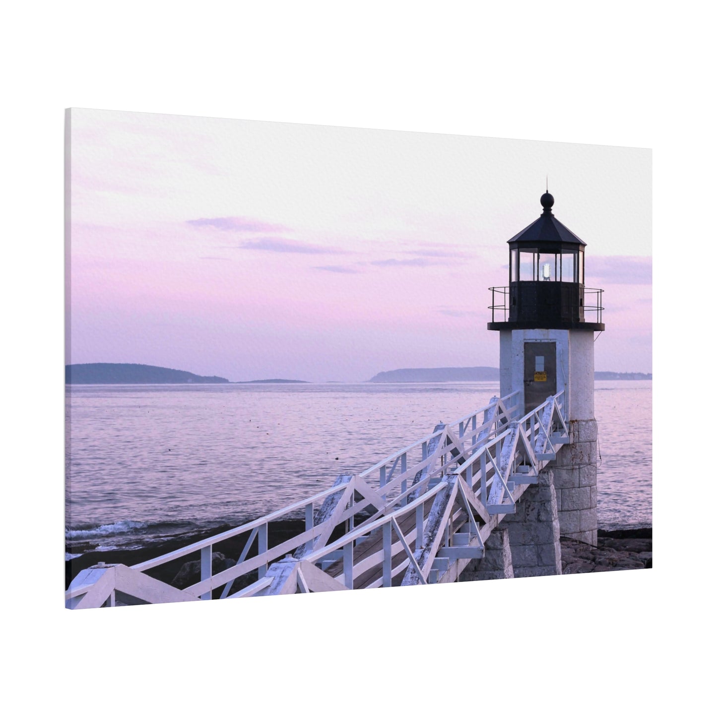 Canvas Print - Lighthouse Morning Seascape
