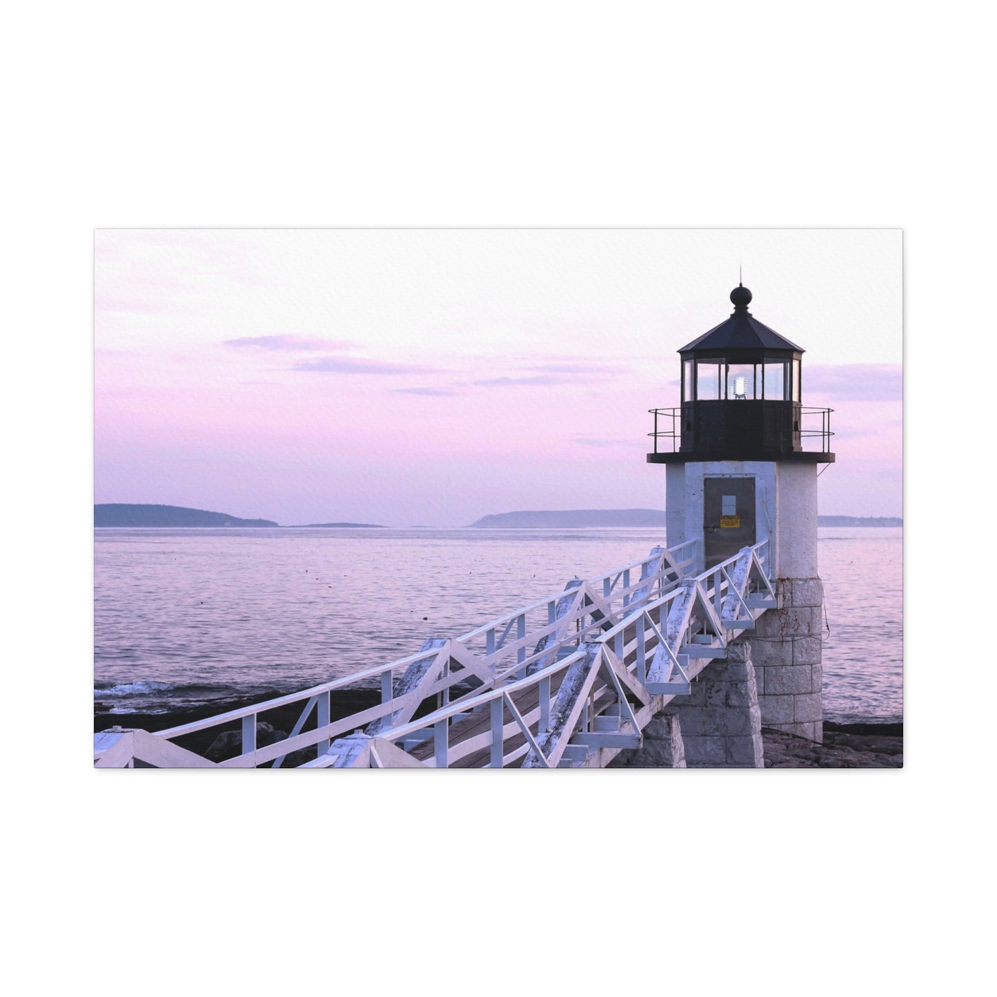 Canvas Print - Lighthouse Morning Seascape