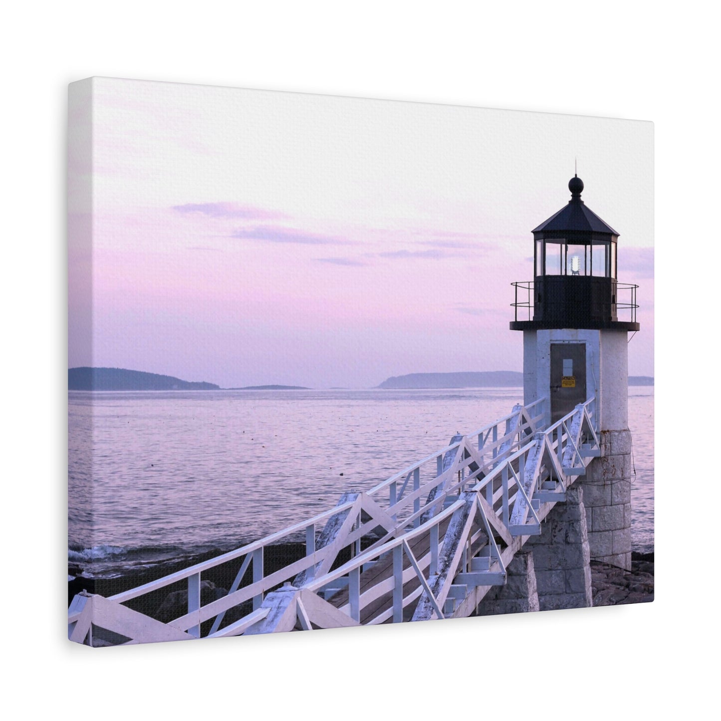 Canvas Print - Lighthouse Morning Seascape