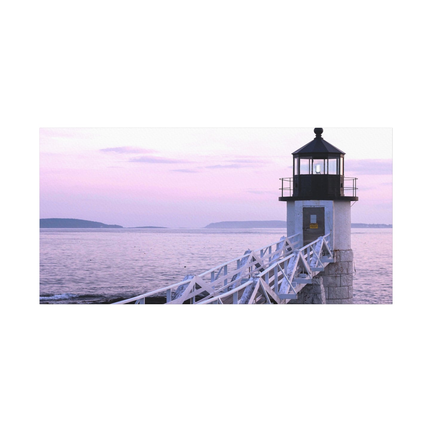 Canvas Print - Lighthouse Morning Seascape