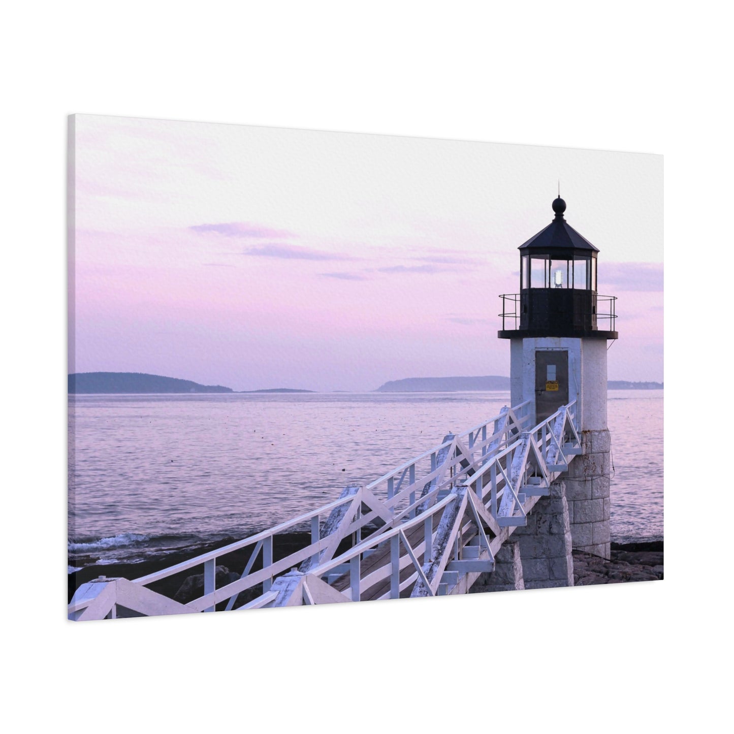 Canvas Print - Lighthouse Morning Seascape