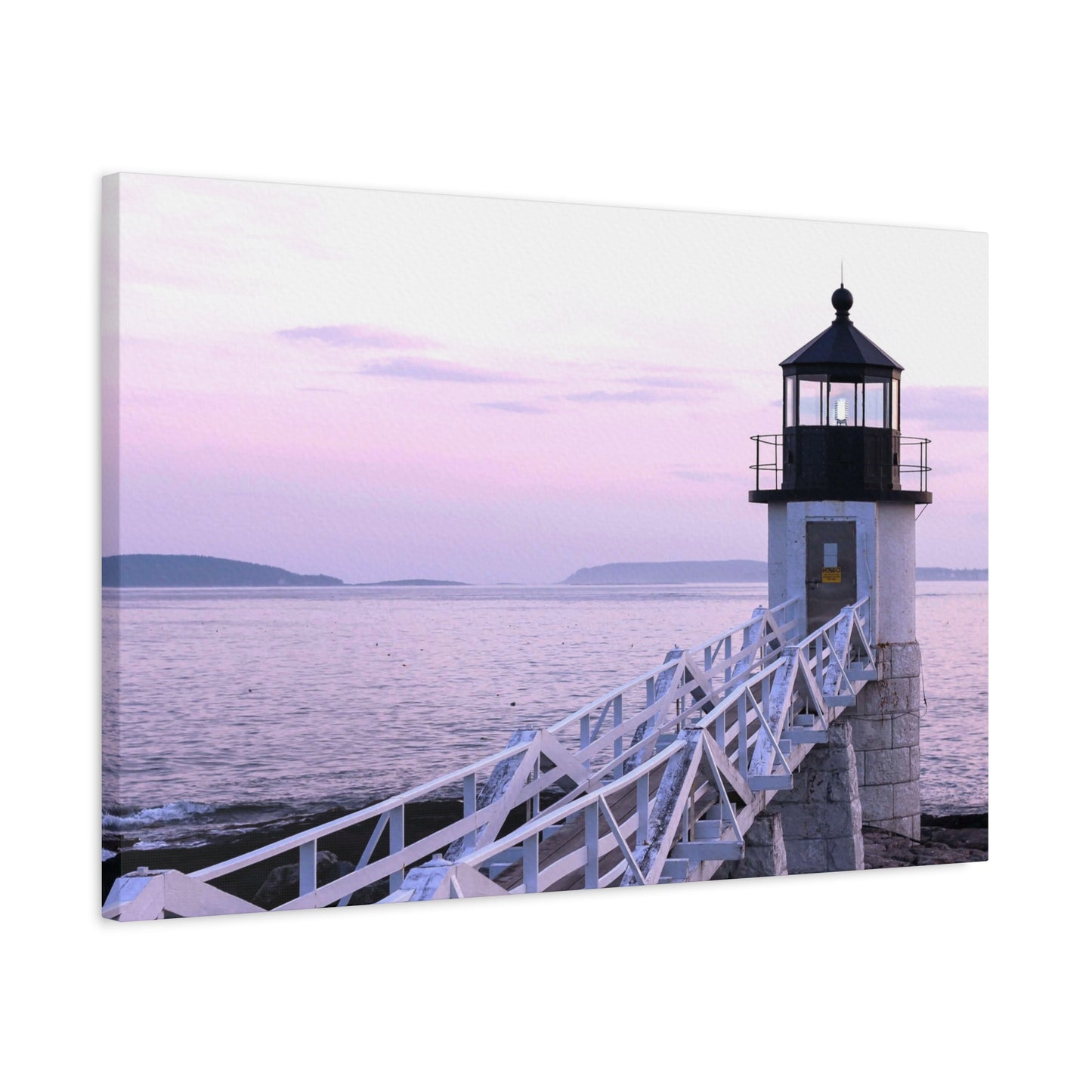 Canvas Print - Lighthouse Morning Seascape