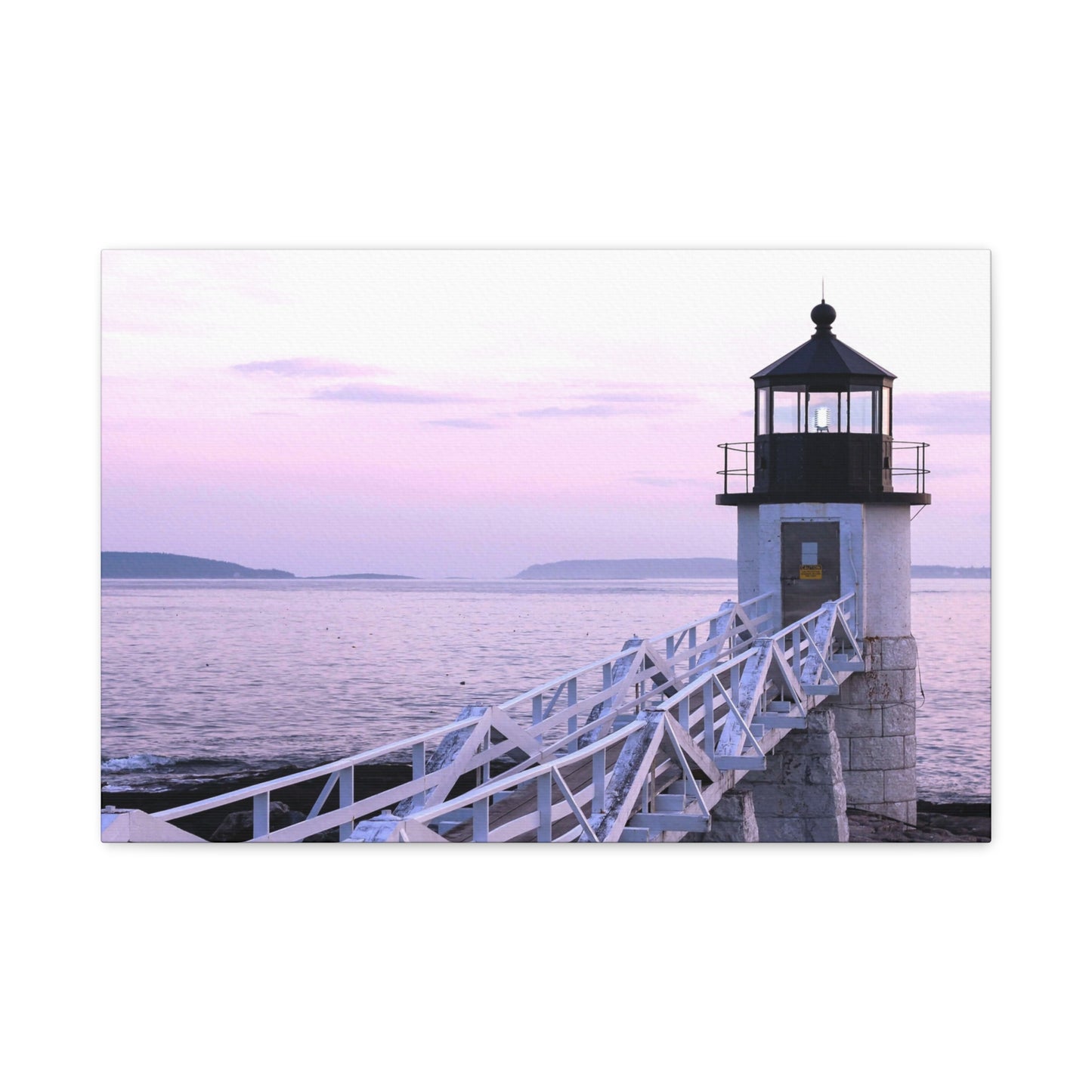 Canvas Print - Lighthouse Morning Seascape