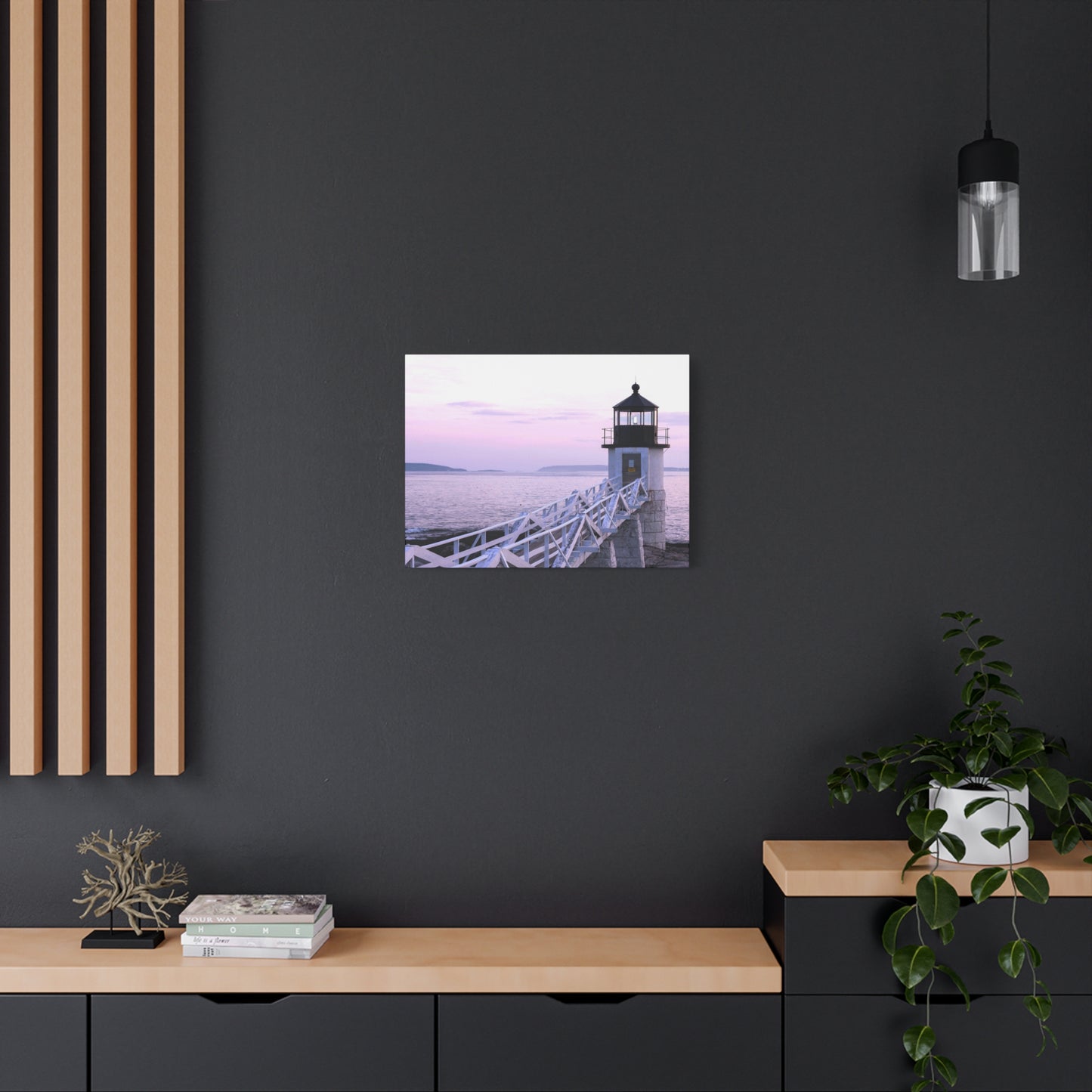 Canvas Print - Lighthouse Morning Seascape