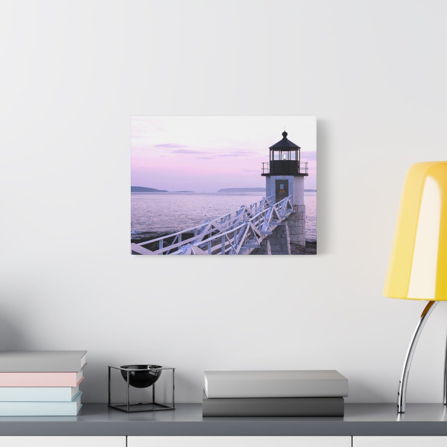Canvas Print - Lighthouse Morning Seascape