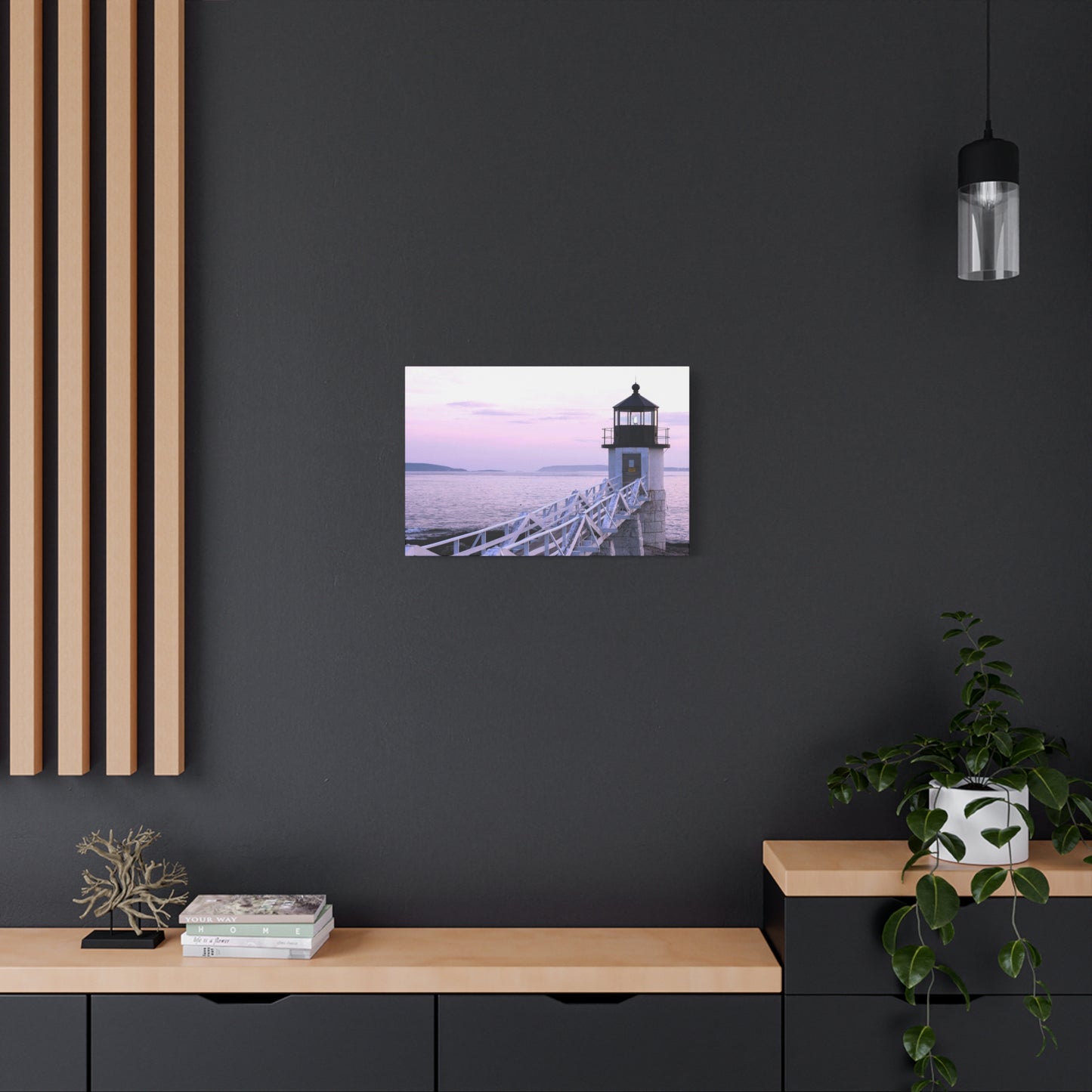Canvas Print - Lighthouse Morning Seascape