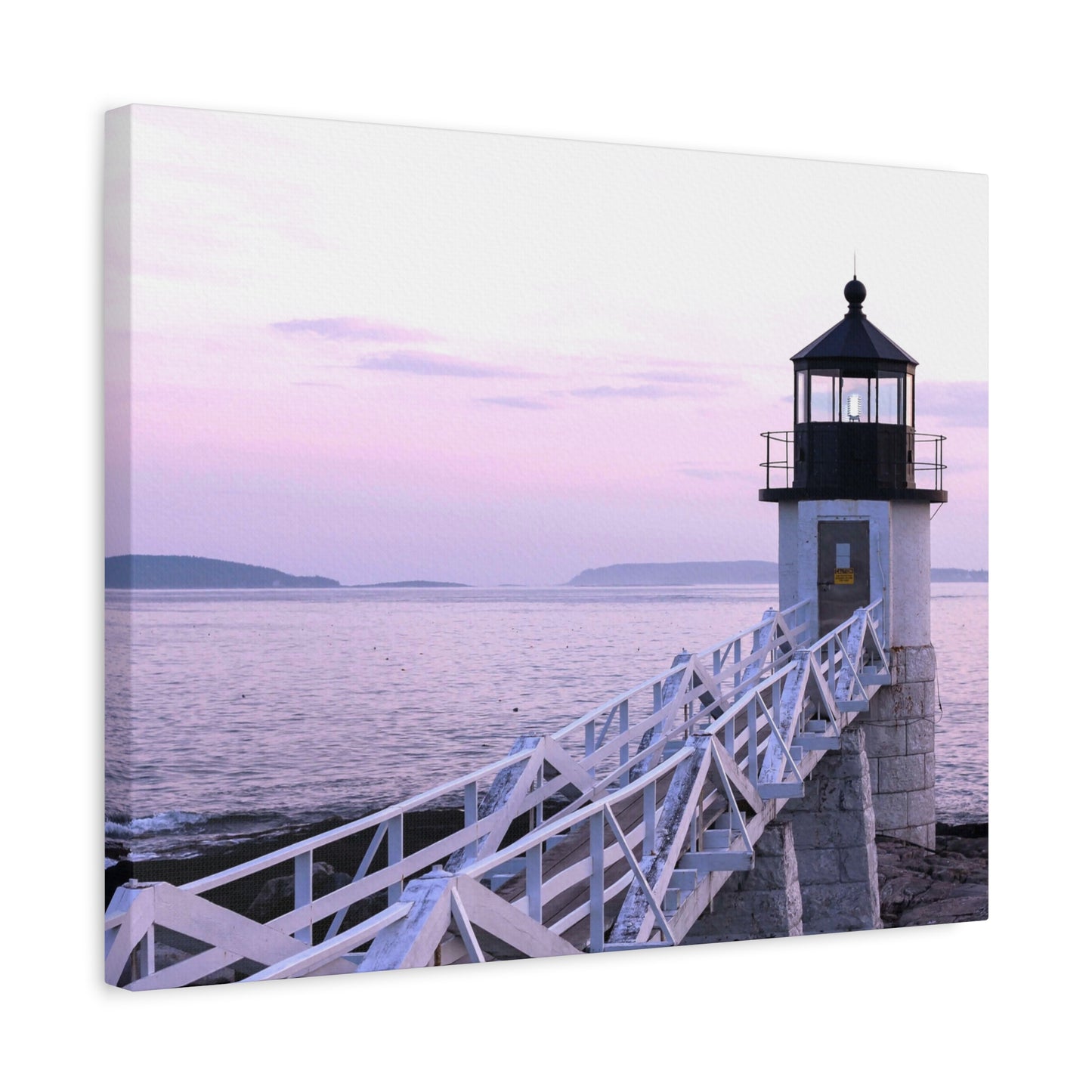 Canvas Print - Lighthouse Morning Seascape