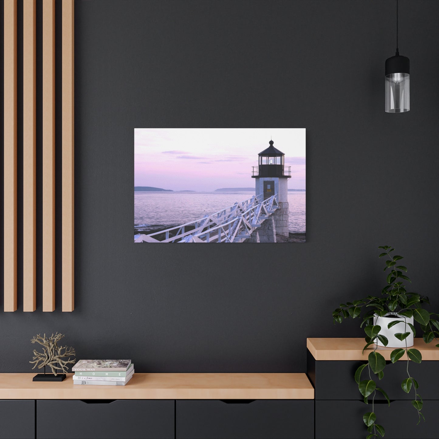 Canvas Print - Lighthouse Morning Seascape