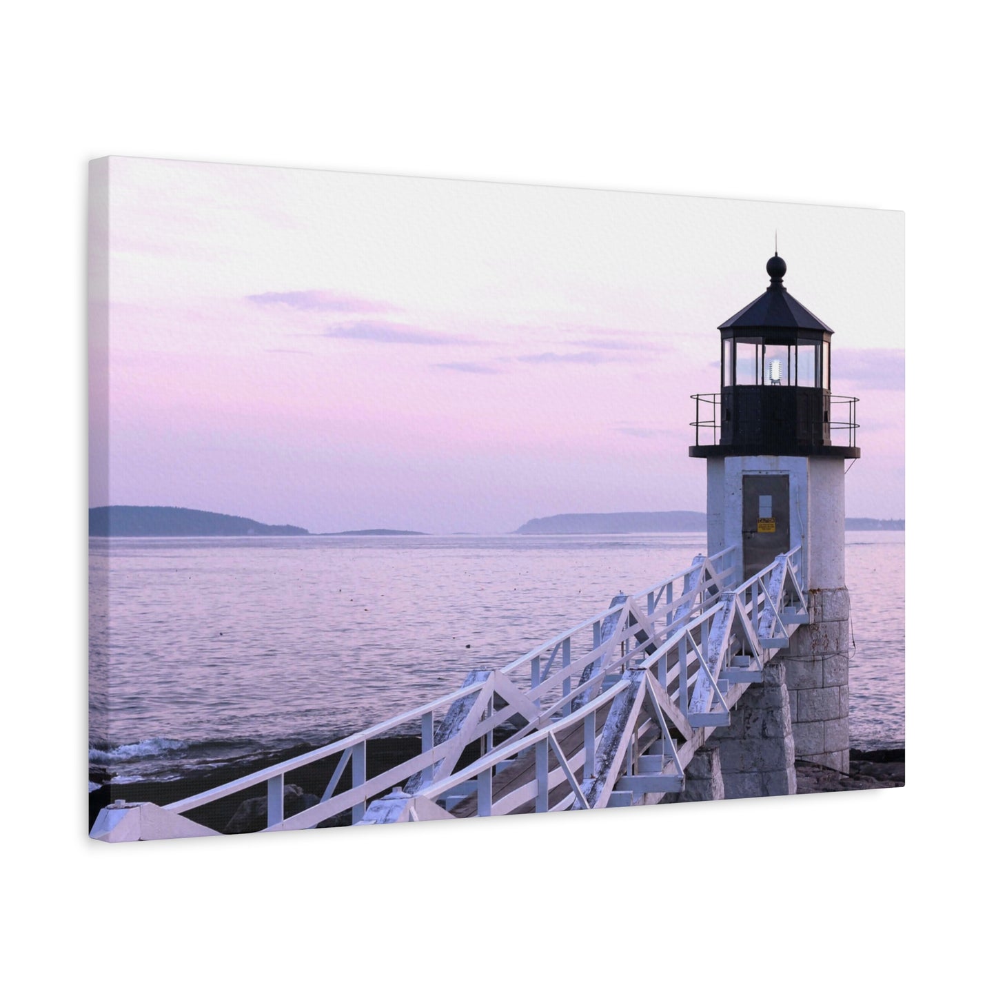 Canvas Print - Lighthouse Morning Seascape
