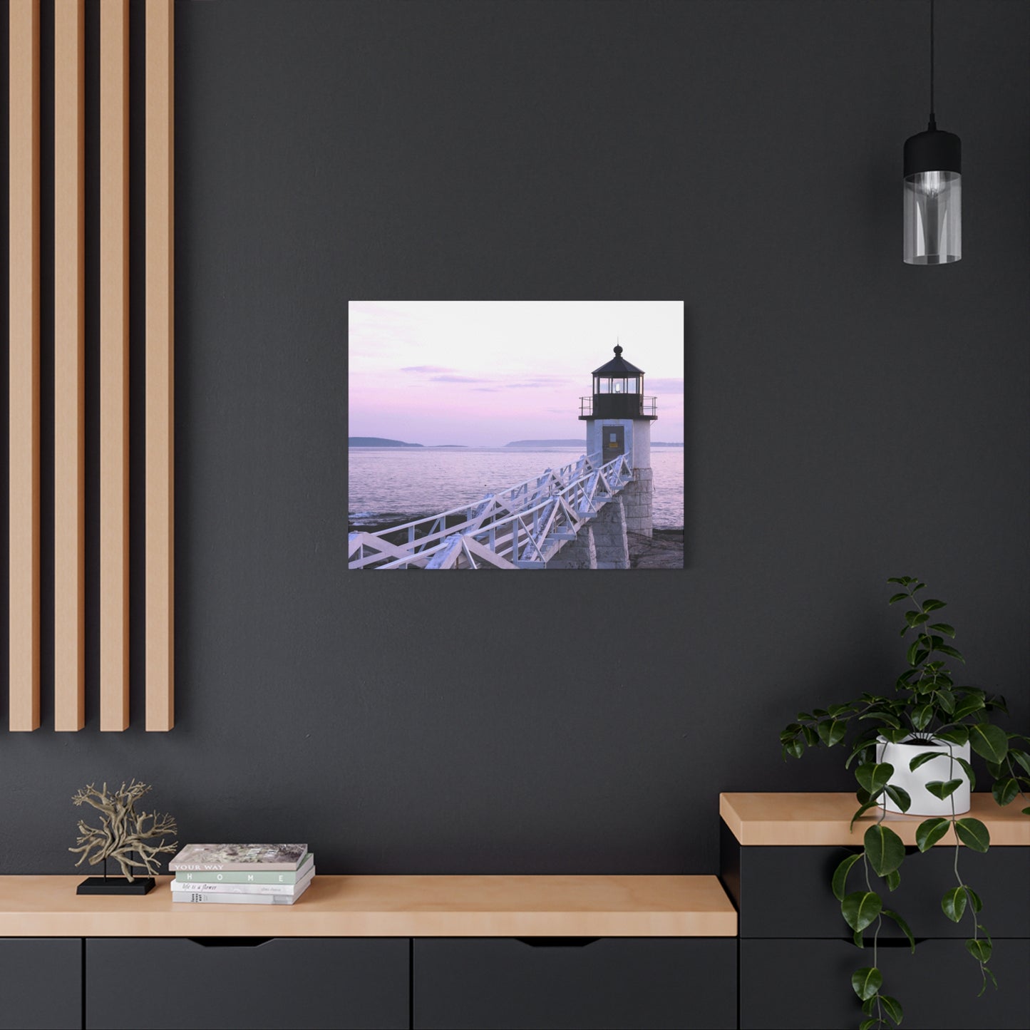 Canvas Print - Lighthouse Morning Seascape