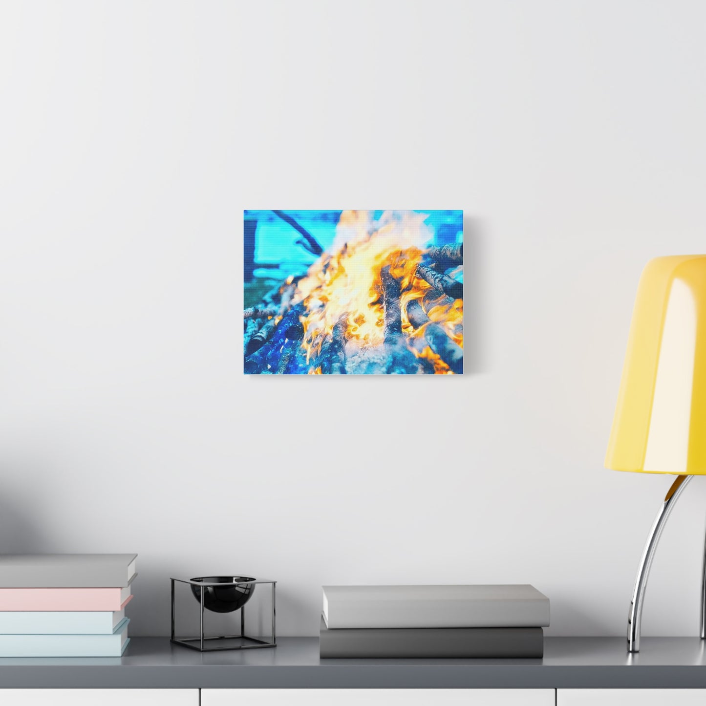 Canvas Print - Outdoor Campfire Scene