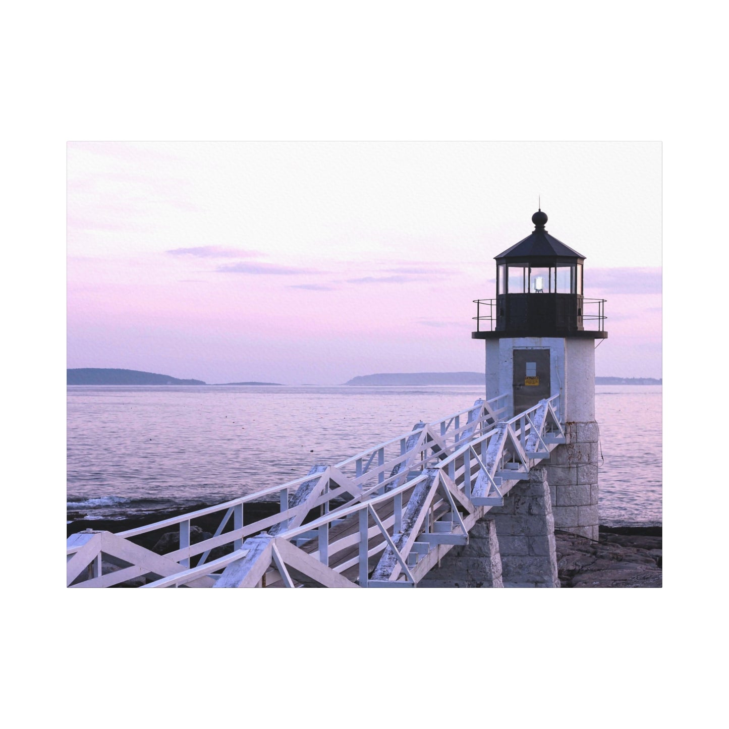 Canvas Print - Lighthouse Morning Seascape